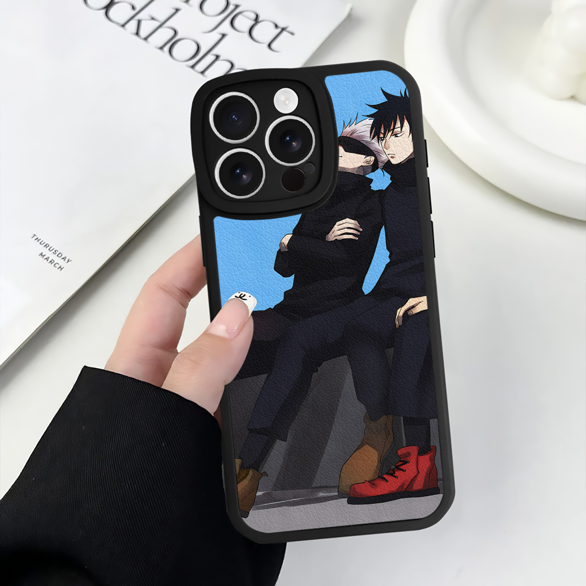 （画像用） SPY×FAMILY间谍家家酒 【iPhone 16シリーズ対応】シリコンスマホケース（レザー調） 材質：シリコン